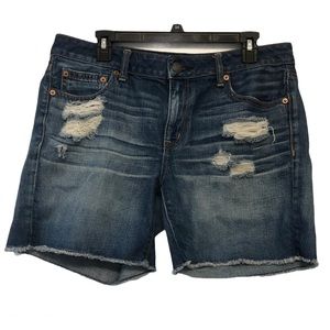 American Eagle Distressed Jean Shorts